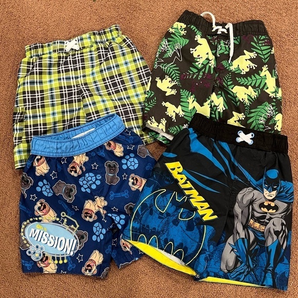 Old Navy Other - Bundle of 4 Boys Swimsuits Swim Trunks Size 2T/24 Months